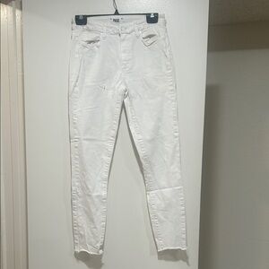 PAIGE Women's Crisp White Skinny Jeans
